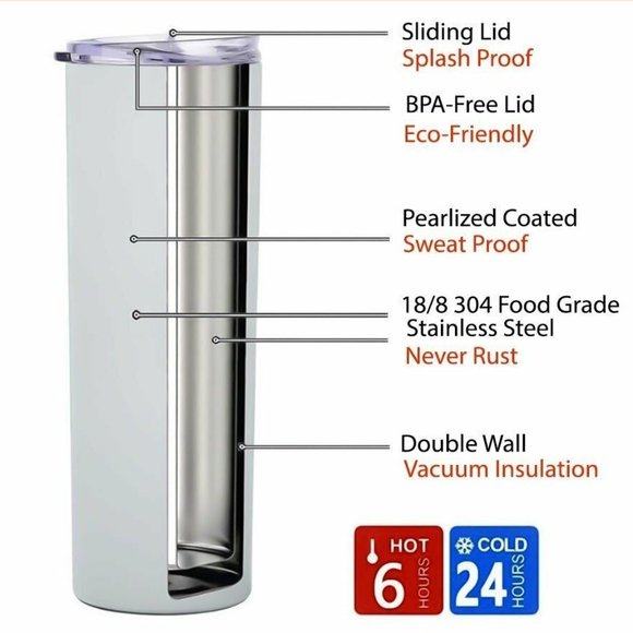 Children Be Gone Spray Hocus Pocus 20 oz Tumbler - Glow In The Dark - Picture 6 of 7